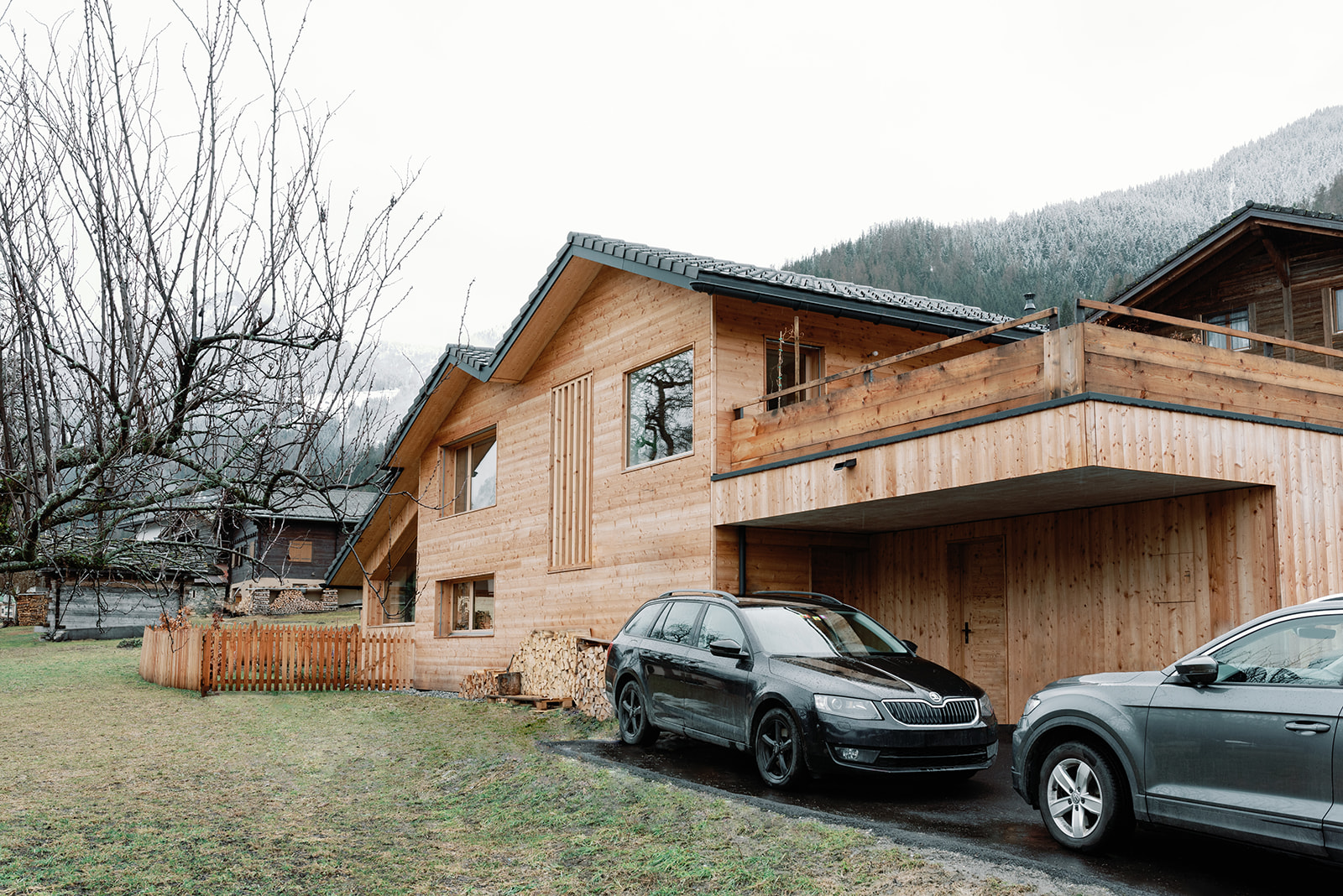 construction chalet Bruson Valais