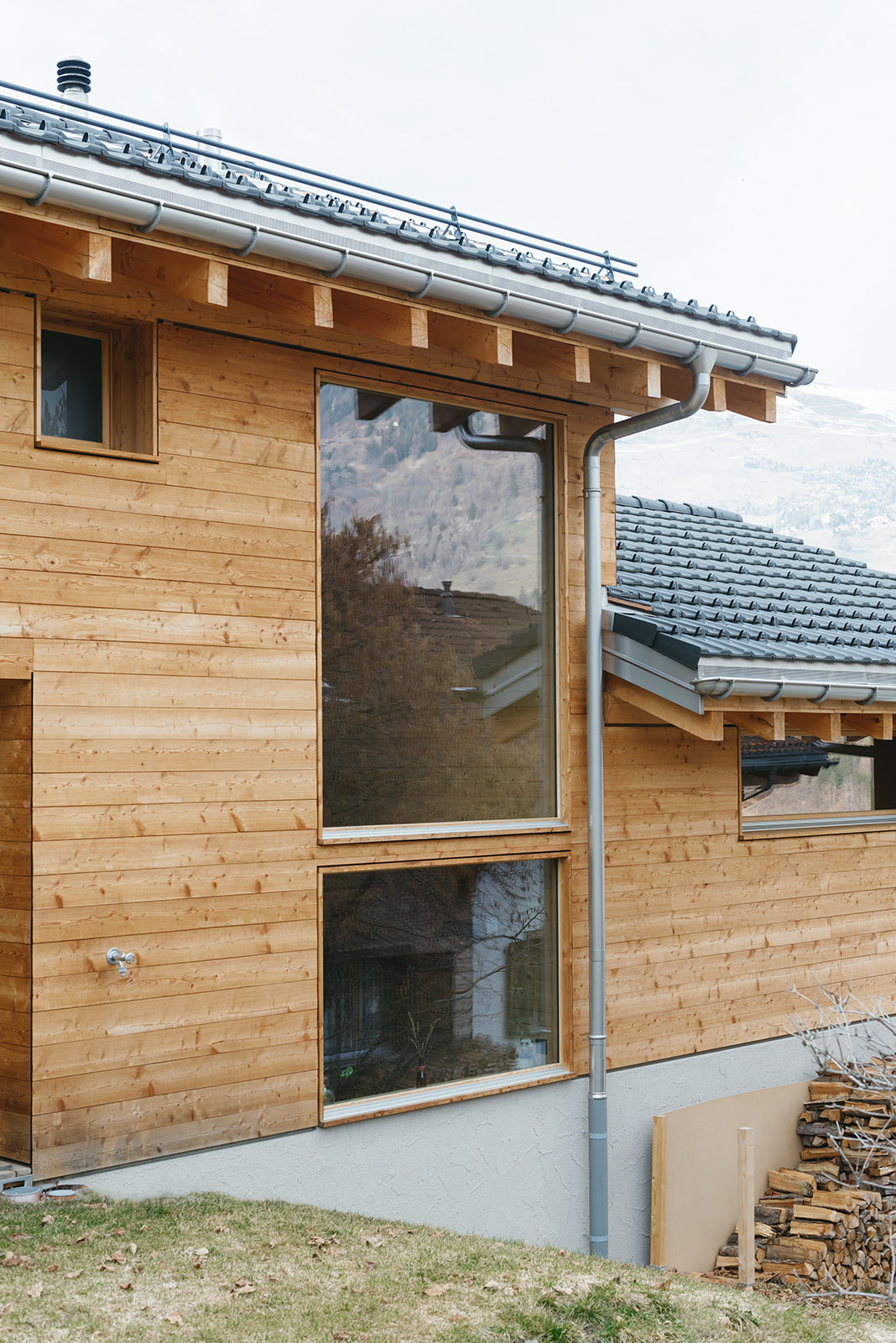 construction villa familiale Bruson Valais