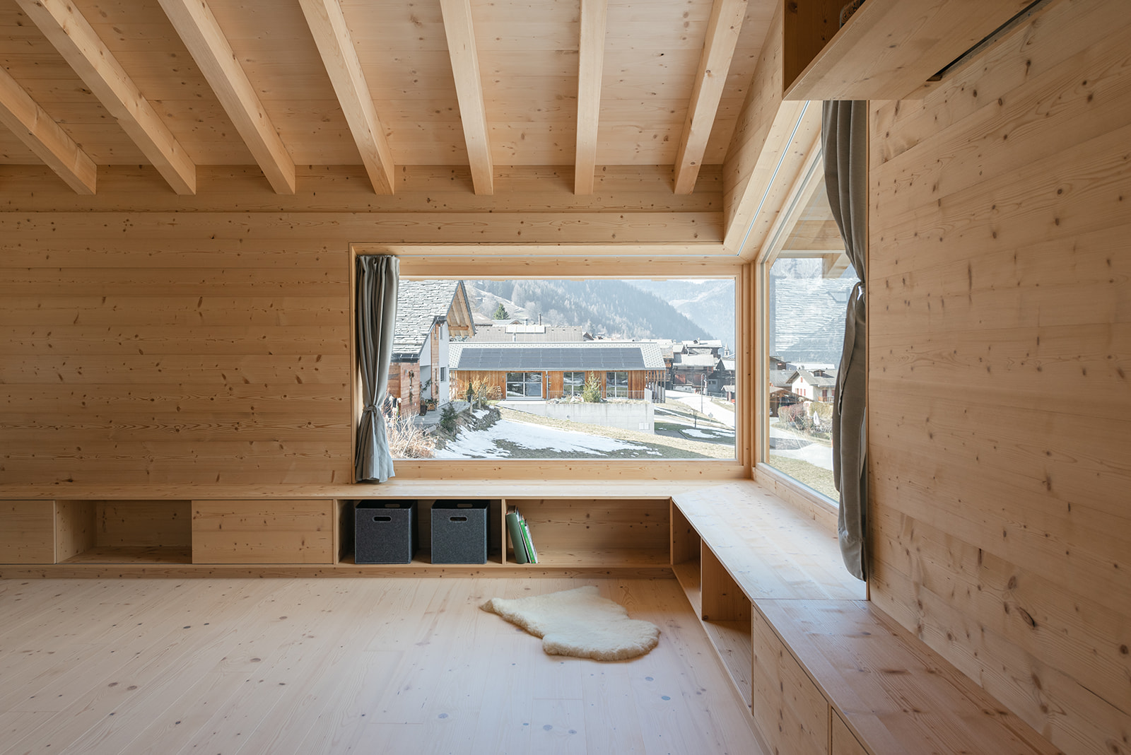 construction villa familiale Bruson Valais