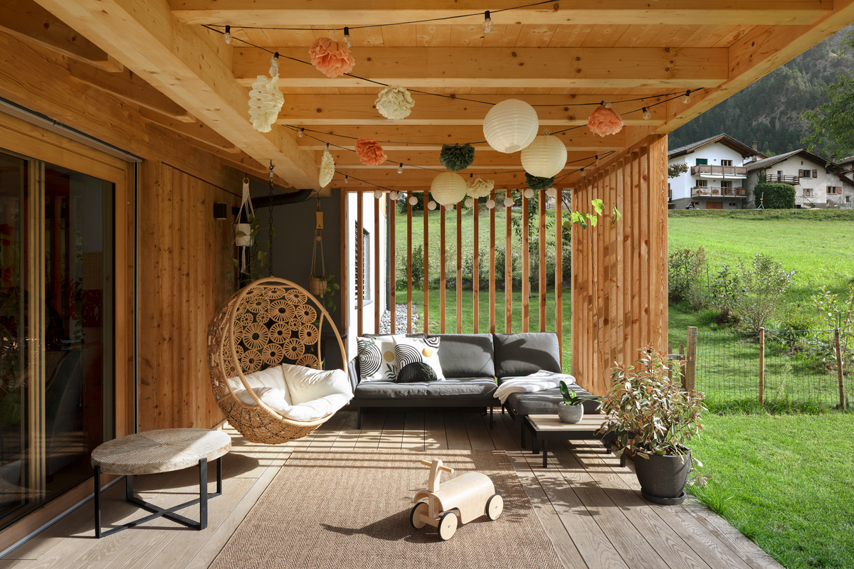 jardin extérieur de la villa à Vollèges style cottage