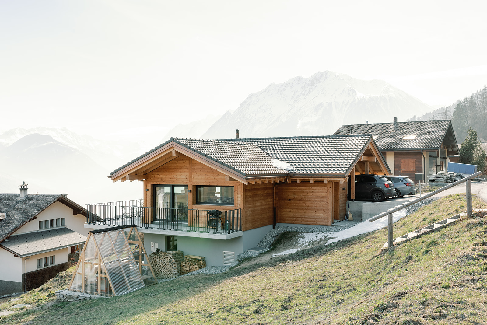 construction villa familiale valais